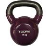 Toorx Kettlebell Pesi Allenamento Workout Gym Cardio Home Fitness per Palestra Potenziamento Muscolare (Viola, 14Kg)