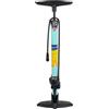 On Bike Pompa Gonfiaggio Ruote Bici in Acciaio con Manometro Integrato - Alta Pressione, Valvole Presta e Schrader - Impugnatura Ergonomica e Base Antiscivolo
