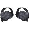 RMS Coppia Pedali Nero Cyclette - Ciclo Camera Filetto Grande 9/16 con Cinghie