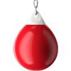 GYMAX Sacco ad Acqua per Boxe da 50 kg, con Accessori per Appendere e Riempire, Sacco da Boxe per Palestra Casa Ufficio, per Bambini ed Adulti, φ45 cm (Rosso)