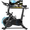 Skandika Spinning a casa - Bike Falk P8-HM - Cyclette - Sistema frenante magnetico - Telaio in acciaio - Display LCD - Bluetooth - Compatibile con l'app Kinomap - Fino a 125 kg