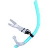 Kexpery Boccaglio in silicone per allenamento di nuoto, boccaglio anteriore a montaggio centrale, comodo tubo per nuoto e respirazione frontale, per snorkeling, immersioni subacquee, apnea, nuoto