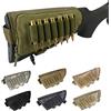 Gexgune Tactical Buttstock Cuancia Resto Munizioni Pouch Fucile Shotgun Stock Munizioni Sacchetto Portatile Shell Cartuccia Titolare Combattimento Caccia Gear (BansheeCamo)