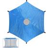 Starnearby Parasole per Trampolino da 6/8/10 piedi, Protezione Solare, Anti-UV, Impermeabile, Copertura Ombreggiante per Trampolino (per 183 cm 6 aste)