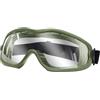 Qavctw Casco tattico Airsoft, occhiali di sicurezza militari con lenti anti-appannamento per caccia, tiro, paintball, ciclismo, verde
