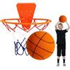Generico Pallacanestro Silenzioso - Palla Da Interno Silenziosa Con Cesto, Silent Basketball, Attrezzatura Sportiva Per Salti Morbidi Per Studio Domestico, Palla Sportiva Da Parete Senza Rumore Per Casa (A)