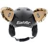 Eisbär Ears Accessorio Casco, Unisex Bambini, Beige/Nero/Marrone, Taglia Unica