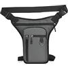 CAMEIRGOU Marsupio Da Gamba Per Moto - Tattico Borsa Da Gamba Impermeabile, Marsupio Moto Da Gamba Con Multitasche, Marsupio Sportivo Cosciale Uomo E Donna Per Ciclismo, Escursionismo, Campeggio (grigio)