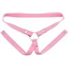 WOL VEE Cintura ausiliaria da uomo - Cintura per esercizi di fitness e stretching - A320 (rosa, due vie)