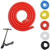 CERFFOOL 1M - Protezione per cavo a spirale per Xiaomi M365/Pro/1S per Ninebot G30 Monopattino Brake Spiral Tube Cable Protector Cover per Accessorio Scooter Elettrico (Rosso)