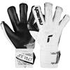 Reusch Attrakt Freegel Gold X Evolution - Guanti da custode per adulti, unisex, 1101 bianco/nero, 8.5