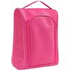 APLVFFZH Golf Scarpe Borsa Portascarp in Oxford Tessuto Zipper Ventilato con Maniglia Portatile Adatto per Uomini Donne Allenamenti Trekking Escursi, Rosa Rossa