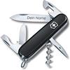 Victorinox Coltello da Tasca Spartano con Richiesta Incisione Auf der Lama I Regalo per Uomini Donne I per Compleanno I Svizzero Personalizzato con 12 Funzioni 1.3603 - Bianco, 84x23x13mm