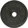 Toorx Dischi di ghisa, 25 mm, 1 kg