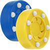 SUPVOX Roller da Hockey da Hockey su Pista Hockey Elastico Disco Parti di Giochi di Hockey su Ghiaccio Hockey alla Rinfusa Hockey su Strada Hockey Verde Netto ABS