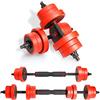CCLIFE ZERRO Set manubri Palestra Regolabili Ghisa Manubrio Regolabile Kit Pesi Palestra manubri bilanciere con Pesi 20 40kg