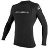 O'NEILL Basic Skins L/S Rash Guard T-Shirt Uomo | Protezione da sole e eruzioni cutanee per surf e tutte le attività all'aperto
