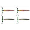 Generico Kit 4 Jig 100gr Slow Pitch Esca Artificiale Pesca Dentice Cernia Vertical Jigging