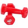 vetrinein rete Vetrineinrete® Pesi manubri da 1 kg Sport 2 pz Manubrio Peso Allenamento Fitness Sport Dody duling (Rosso) 06099