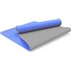 G5 HT SPORT Tappetino Yoga - Tappetino Fitness Bicolore in TPE | Antiscivolo, Ecologico | 183x61 cm, Spessore 0.6 cm - Blu/Grigio, Viola/Bianco (BLU/GRIGIO)