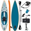 CampSup SUP Aqua Marina Pure AIR 10'10 Tavoletta da surf gonfiabile Stand Up Paddle | 330x81x15 cm | Tavola da surf per principianti e esperti con accessori | Capacità di carico fino a 145 Kg