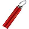 Glield 30cm Bambini Nunchaku Schiuma Spugna Pratica Formazione Esercizi con Catena Inossidabile SJG02 (Verde)