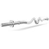 Marbo Sport - Super Ez Bar, Bilanciere Palestra 30 mm 120 cm Structura in Accaio Rriforzato MW-G120ML-EX-SR - Bilanciere con chiusura a stella