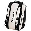RYON Borsa Padel con Scomparti Termici, Porta Racchette, Utilizzabile anche come Zaino da Trekking (Bianco)