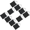 GRIRIW Set 10 Pezzi Fibbie Triangolari in Metallo per Rete Trampolino, Struttura Resistente e Portatile, per attività All'aperto con Tessuto Elastico
