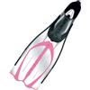 Cressi Pluma, Rosa, Tasca Completa del Piede Unisex, Clear/Pink, US Man 3.5/4.5 | US Lady 4.5/5.5 | EU 35/36