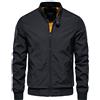 Generico Giacchetto Primaverile Uomo- Bomber Estivo Uomo- Elegante Estive Giubbotto Aviatore Casual Nero Giubbotto Primaverile Varsity Giubbotto Estivo Giubotto Uomo Tempo Libero Casual
