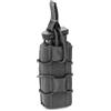 OPENLAND TACTICAL N.ER.G OPENLAND Tactical Porta Caricatore Pistola Fast - Open Top con Ritenzione Elastica, Attacco Molle, per Uso Tattico, Sportivo e Sicurezza (Black)