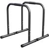 GORILLA SPORTS® Parallele dip - Altezza 73 cm, Impugnature Imbottite, Carico Max. 200 kg, in Acciaio - Dip Barre, Fitness Parallettes, Push Up Stand, Maniglie per Calisthenics, Allenamento, Palestra