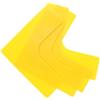 Anneome Marcatori da Campo da Basket in Pp, 4 Pezzi, Angolo Retto, Segnaletica Chiara e Visibile, Multifunzione per Impianti Sportivi
