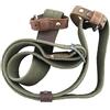 Ganwear® URSS Esercito sovietico Cinturino Militare Russo Cintura Fucile Mosin Pistola Nagant con Fionda in Tela Verde Kaki