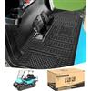 10L0L Tappetino da golf cart per Club Car Precedent (2004-2023), Onward & Tempo (2017-2023), Villager & V4L (2019-2023), gomma a copertura completa