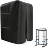 Guisong Copertura per rack da palestra con cerniera impermeabile, copertura protettiva per squat rack e sollevamento pesi, coperture per attrezzature da allenamento in palestra per interni o esterni