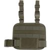 Generic Piattaforma Tattica for Gamba a Goccia Molle Pannello Regolabile for Fondina for Pistola Molle Porta caricatori Attrezzatura da Caccia for Softair Tattica(Green)