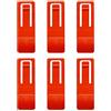 Generic Clip per pinne per tavola da surf, supporto per pinne per tavola da surf, adattatore per pinne per tavola da surf, staffa per pinne rimovibile, clip per pinne di ricambio per longboard e tavola da