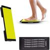 NABOSO Kinesis Board per equilibrio con micro-oscillazione e texture Naboso utilizzata con esercizi di fisioterapia, fitness e palestra a casa