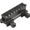 Gexgune Supporto per riser P.icatinny da 20 mm, rialzo per ottica da 0,83 per cannocchiale e mirino a punto rosso, adattatore di montaggio in lega di alluminio a 8 slot