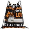 Generic Coulisse Borsa da Palestra Chainsaws Hot And Well Lubricated Funny Logger Chainsaw Carver Personalizzato Sacca Zaino con Coulisse Zaino Coulisse per Adulto Nuoto Yoga 36X42Cm