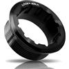 Generic Bicicletta 12 Velocità Ruota Libera Blocco Copertura MS Mozzo Corpo Per-SHIMANO M7100 6100 8100 9100 SLX XT XTR (nero)