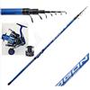 generico Kit Pesca Canna Bolognese Carbonio Con Mulinello Mare Lago Fiume Passata (MT. 7 + MULINELLO)
