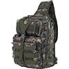 QIYUANT Zaino Monospalla Tattico Uomo Donna Militare Borsa Petto Grande Nylon Impermeabile 800D Borsa a Tracolla Molle per Campeggio Escursionismo Ciclismo Viaggio Pesca - Cachi