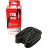 Cyt bicicletta tubo interno 700 x 33 - 37 C 33/37 - 622/630 Presta F/V, 700 X 33-37c, Black