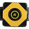 Deosdum PU Wall Punch Boxing Bag Boxe Focus Target Wall Fighting Pad, Borsa da Allenamento per Sanda Taekowndo(Nero e giallo)