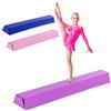 COSTWAY Trave da Ginnastica Artistica, Trave di Equilibrio per Bambino e Bambina per Allenamento a Casa, Vari Colori Disponibili (Viola)