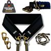 KING OF WEIGHTED Cintura Palestra per Dip con 3 Moschettoni, con catena, omologata per competizioni di Calisthenics/Streetlifting, Uomo e Donna - Powerlifting, Bodybuilding, Fitness, Weightlifting (L)