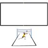 Generico Linee Per Beach Volley - Delimitatori Per Campo Di Pallavolo In Cortile - Corda Delimitazione Visibile Per Aree Sportive Spiaggia Prati Picnic